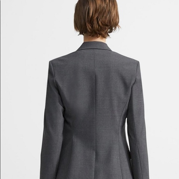 New Theory charcoal Gabe Blazer/Suit - Picture 3 of 5